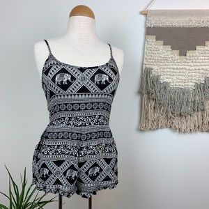 5/$25! Forever 21 Tribal Print Romper